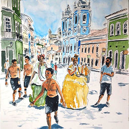 Bahianas in Pelourinho Salvador