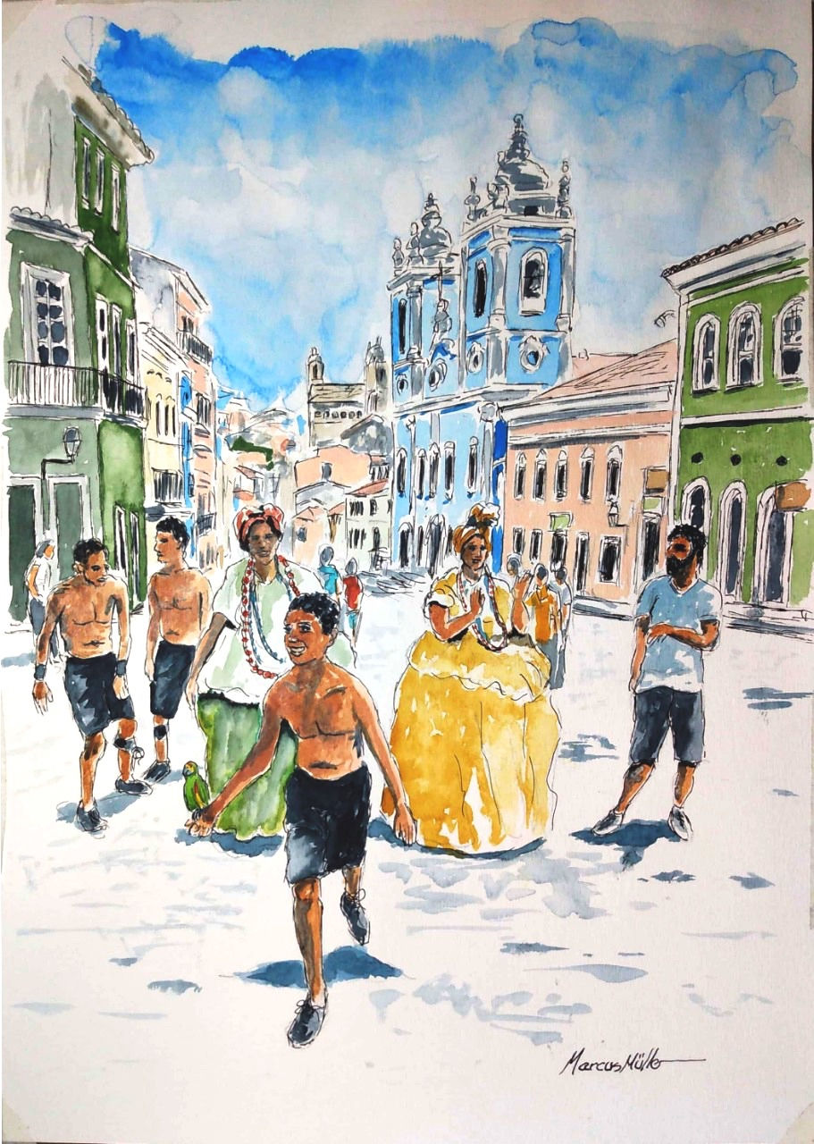 Bahianas in Pelourinho Salvador