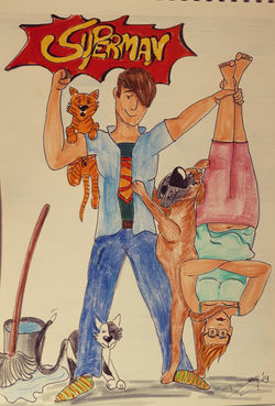 Superman in the house