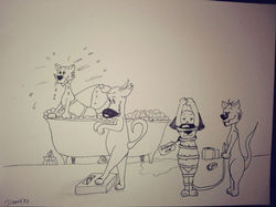 Die Wanne ist noch voller...