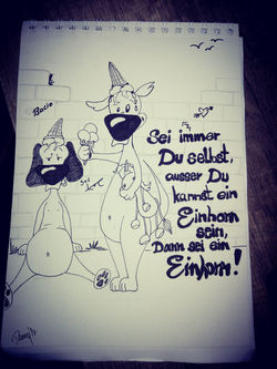 Lass mich ein Einhorn sein