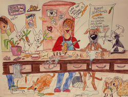 Wer hat wohl Küchendienst?