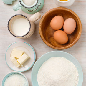 Muffins de arándanos con glaseado de limón
