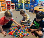 children building blocks
