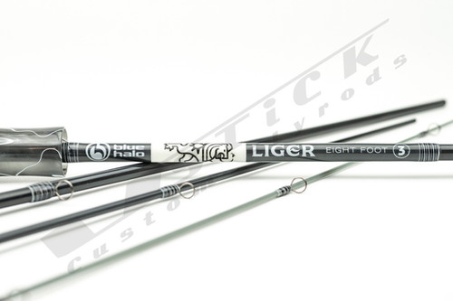 blue halo fly fishing rods RetroFlex 3 Complete Fiberglass Rod 6wt Blue Halo custom fiberglass fly