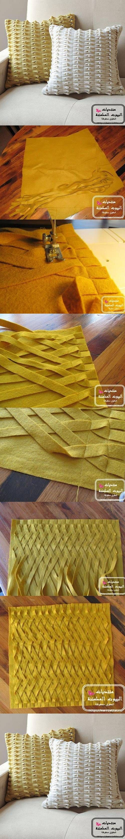 DIY Decorative Pillow from Felt DIY Decorative Pillow from Felt: 