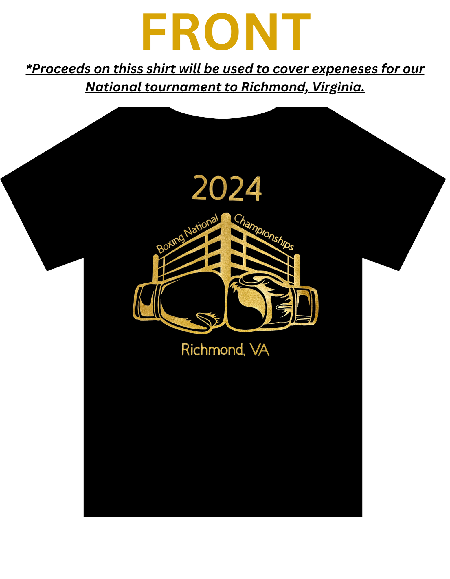2024 Nationals Fundraiser T-shirt