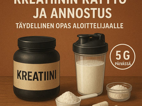 Kreatiinin käyttö ja annostus – Täydellinen opas aloittelijalle