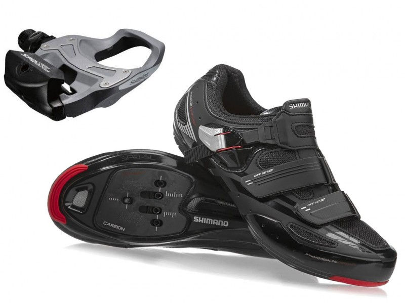 Μικρογραφία: SHIMANO SH R-107 ROAD SHOE BLACK (45)