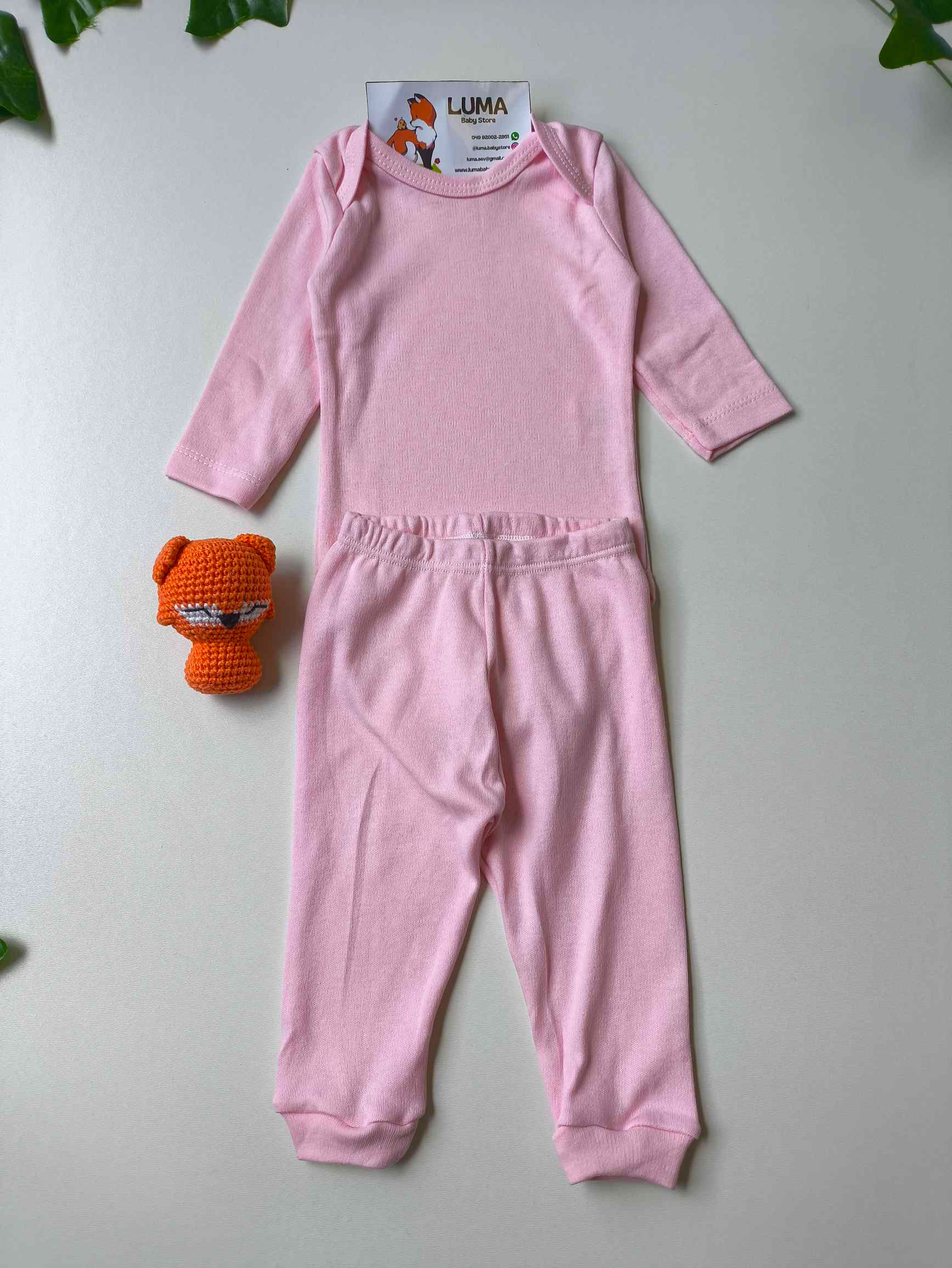 Conjunto Suedine Rosa