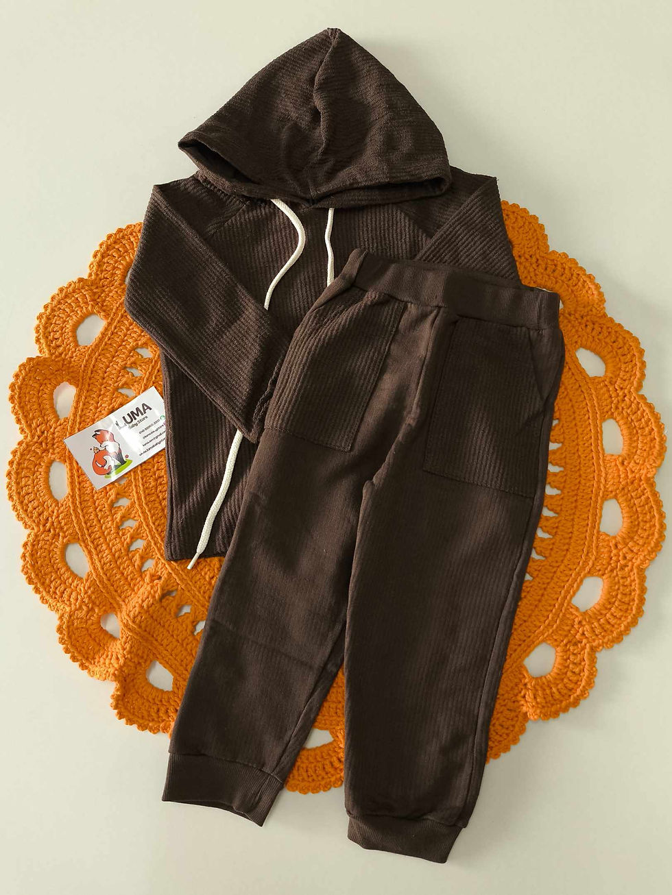 Miniatura: Conjunto Arthur Marrom Pinhão