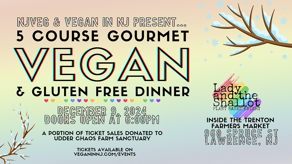 5-course Gourmet Vegan Meal Catered by Lady and the Shallot