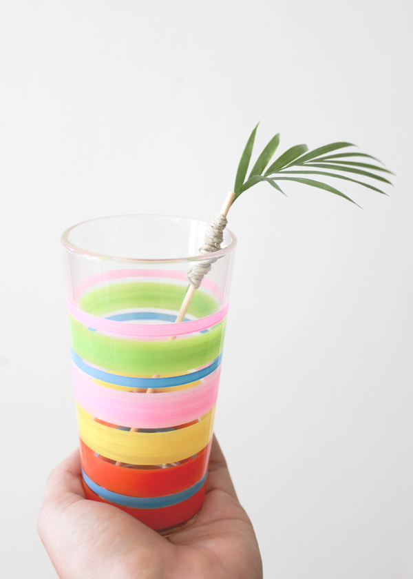 DIY palm leaf cocktail sticks3