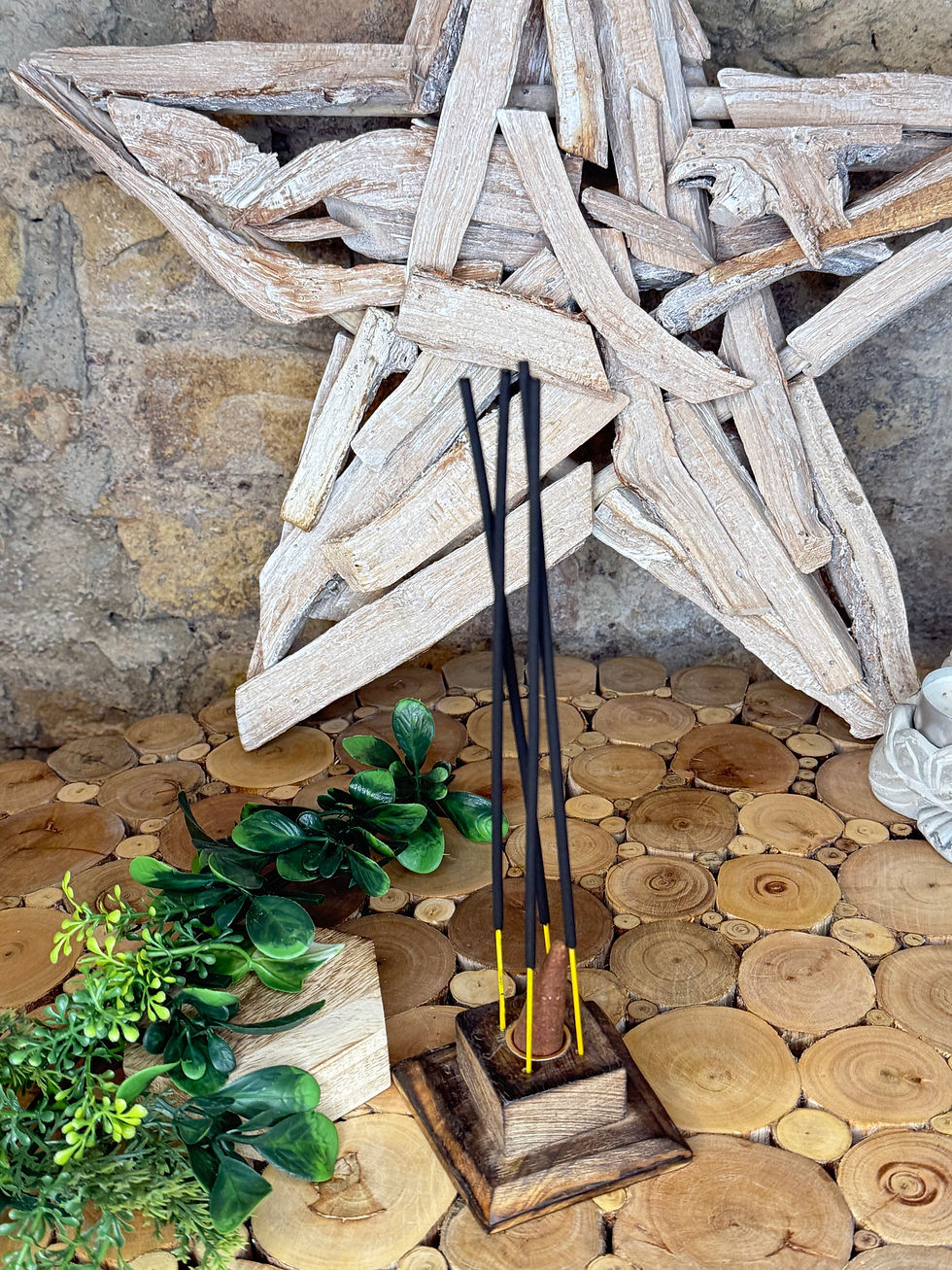 Miniature : Porte Encens Bois Niche Tour