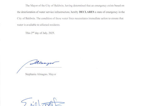 June 26, 2025 - Emergency Declaration