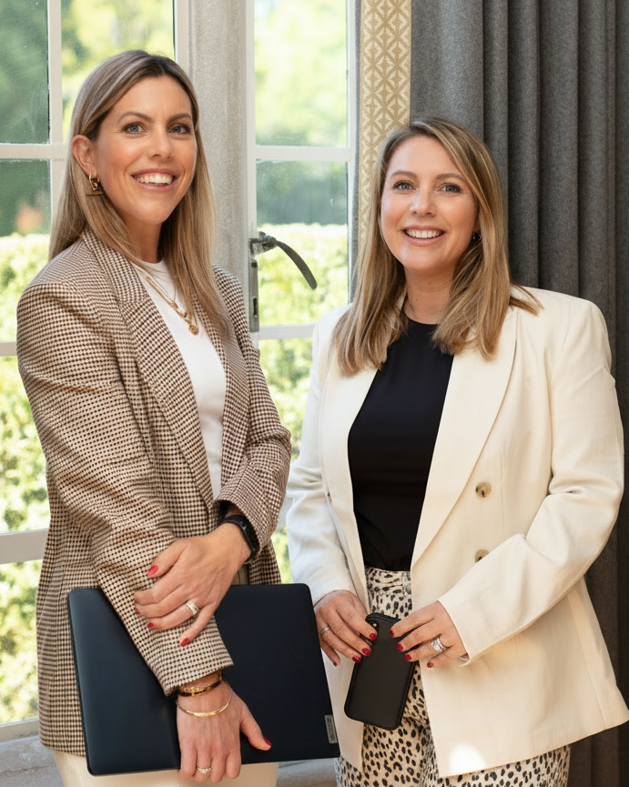 Katie and Tasha owners at KT & Coe Recruitment in Norwich