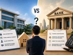 LPPSA and bank home loan comparison for Malaysian civil servants