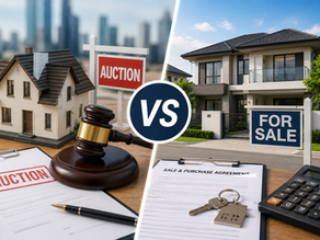 Auction property versus subsale property comparison in Malaysia