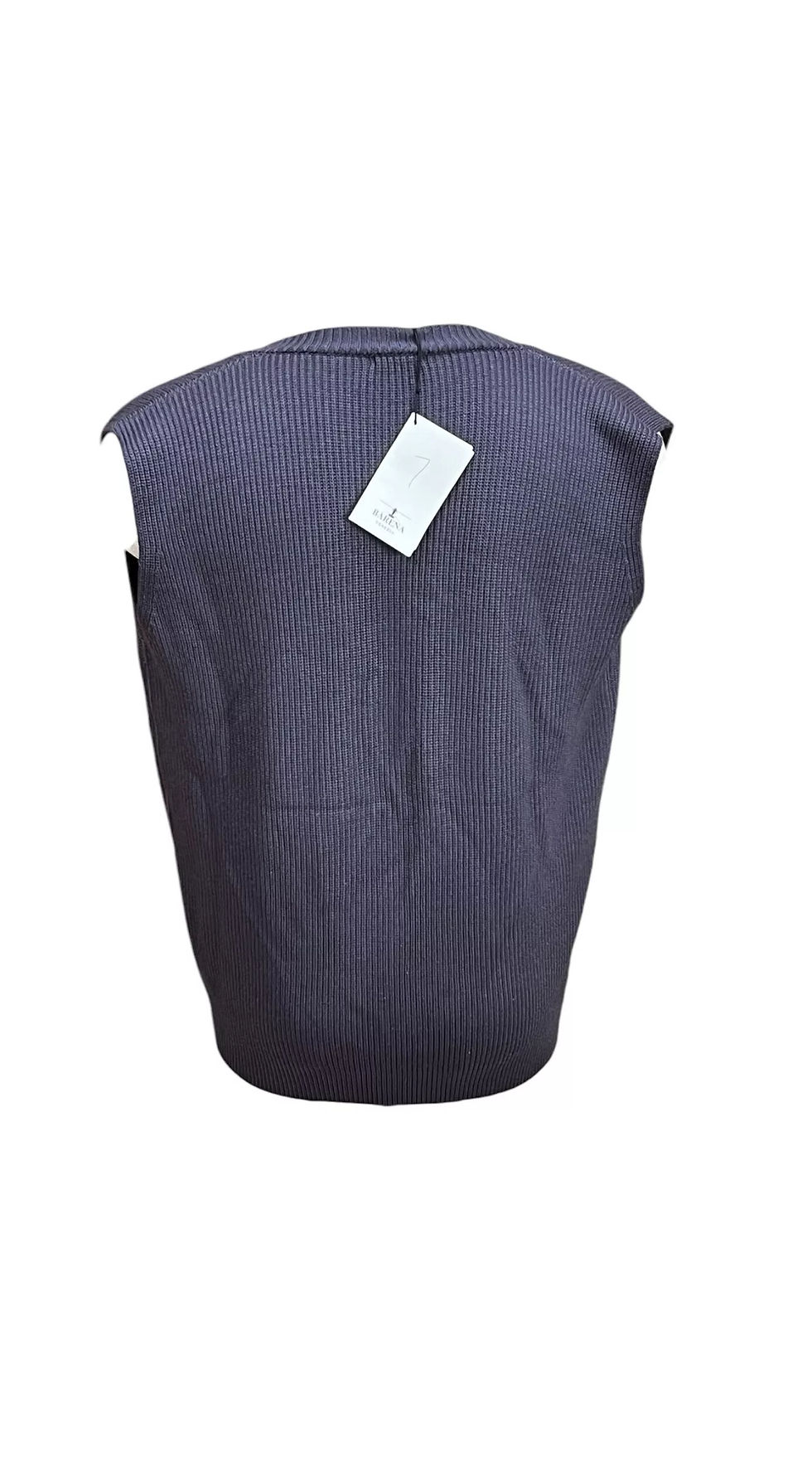 Thumbnail: Barena Men’s Ribbed Wool V-Neck Sweater Vest Size Large