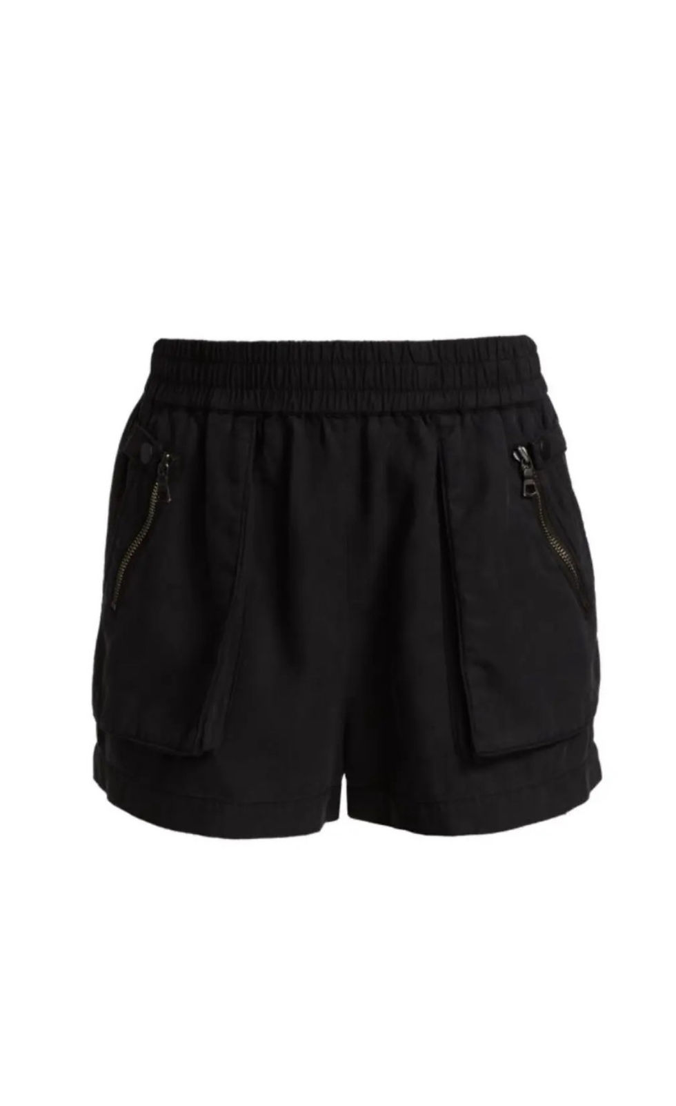 Thumbnail: Alice + Olivia Britney Black Patch Pocket Shorts Size XS