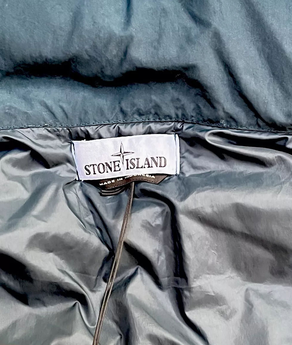Thumbnail: Stone Island Crinkle Reps Down Hooded Puffer Jacket
