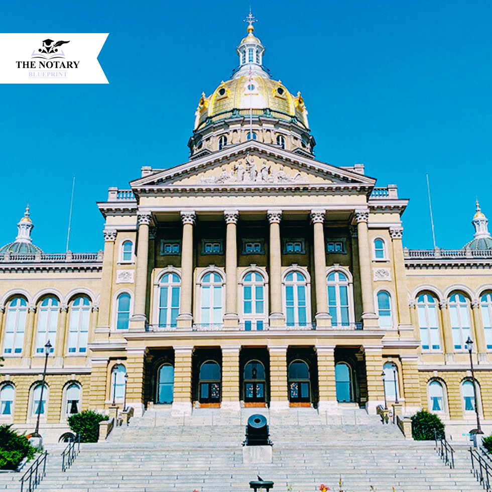 How to Become a Notary in Iowa, The Notary Business Blueprint, The Notary Blueprint