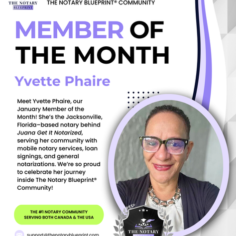 Member of the Month: Yvette Phaire