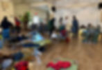 Our cold weather shelter guests cleaning up after a 3 day stay.