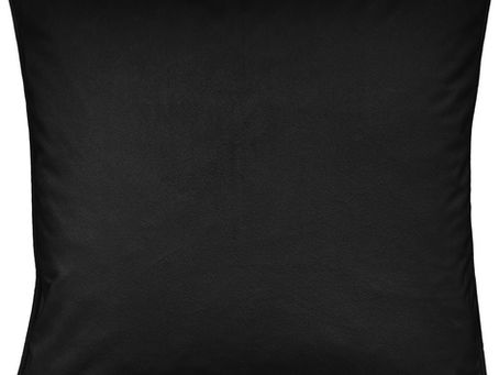 Hampton Black double-sided plain velvet cushion cover by Enhanced Living from Tyrone Textiles