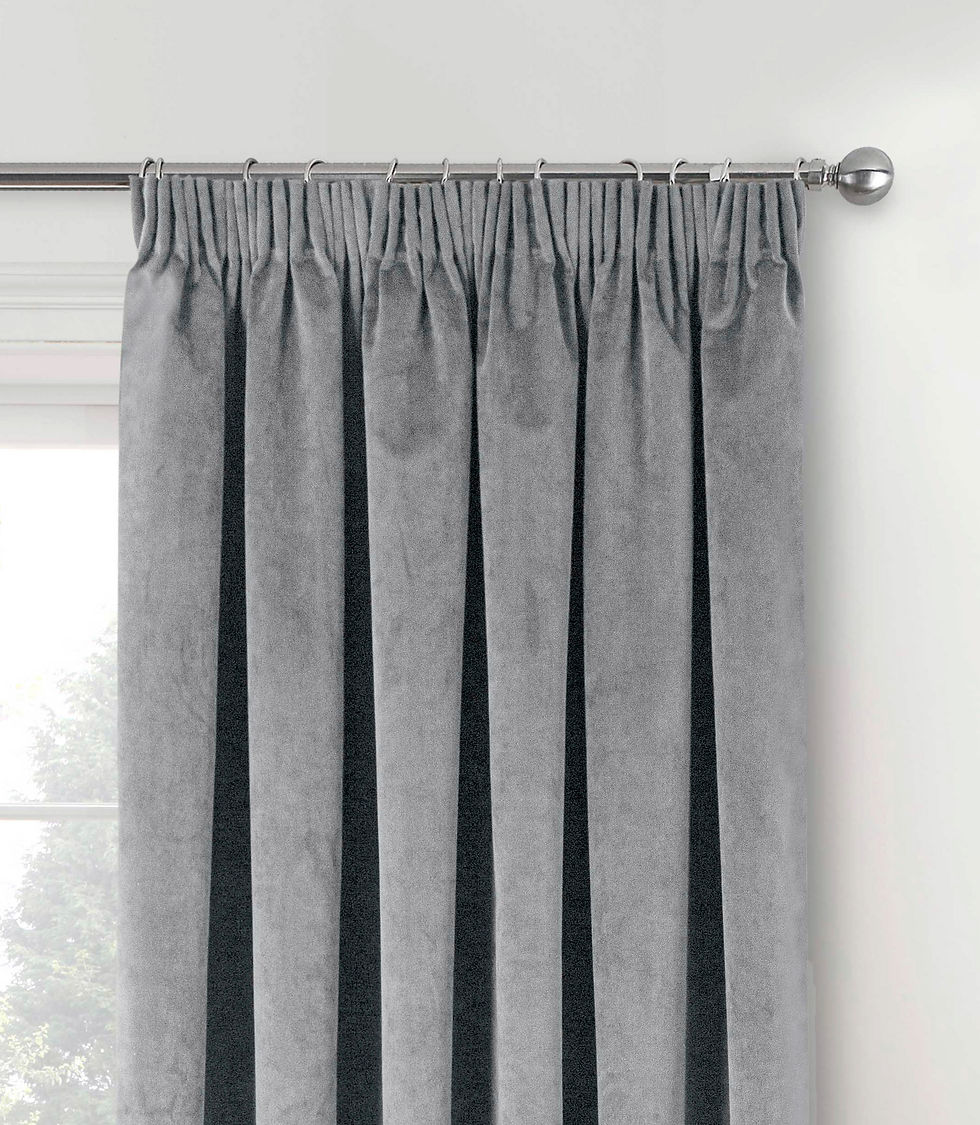 Thumbnail: Oxford Grey Door Curtain