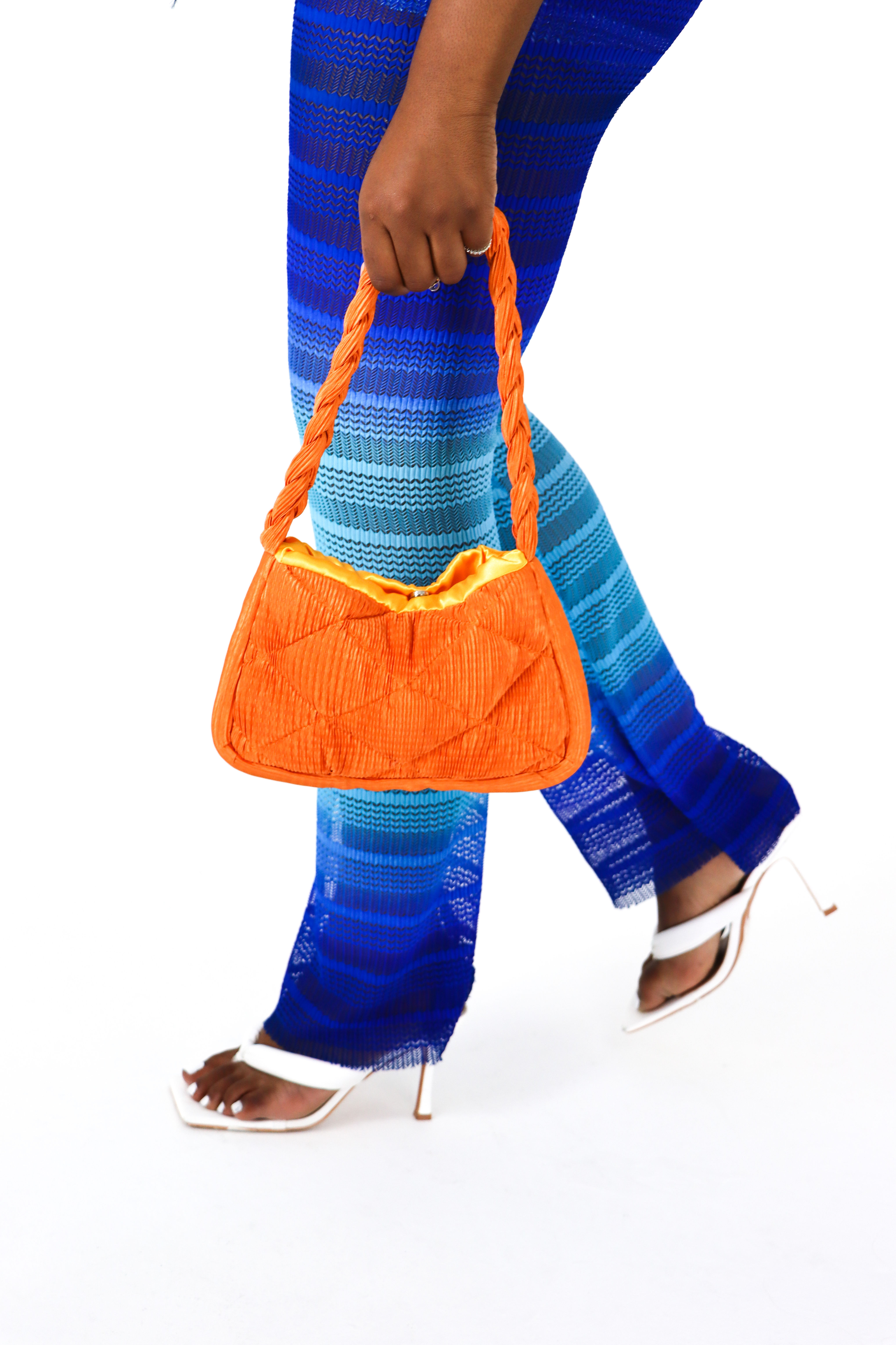 Renny Doll Plisse bag - Orange