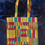 Thumbnail: Yellow Kente Print Book Bag