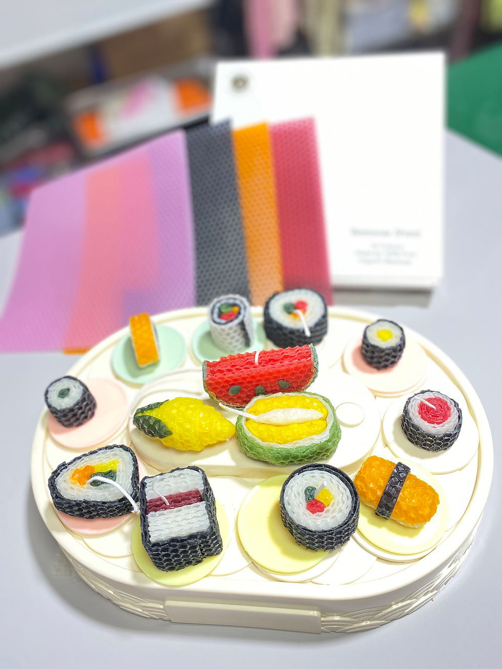 Thumbnail: Beeswax Candle Making Kit  (10 Sheets) 