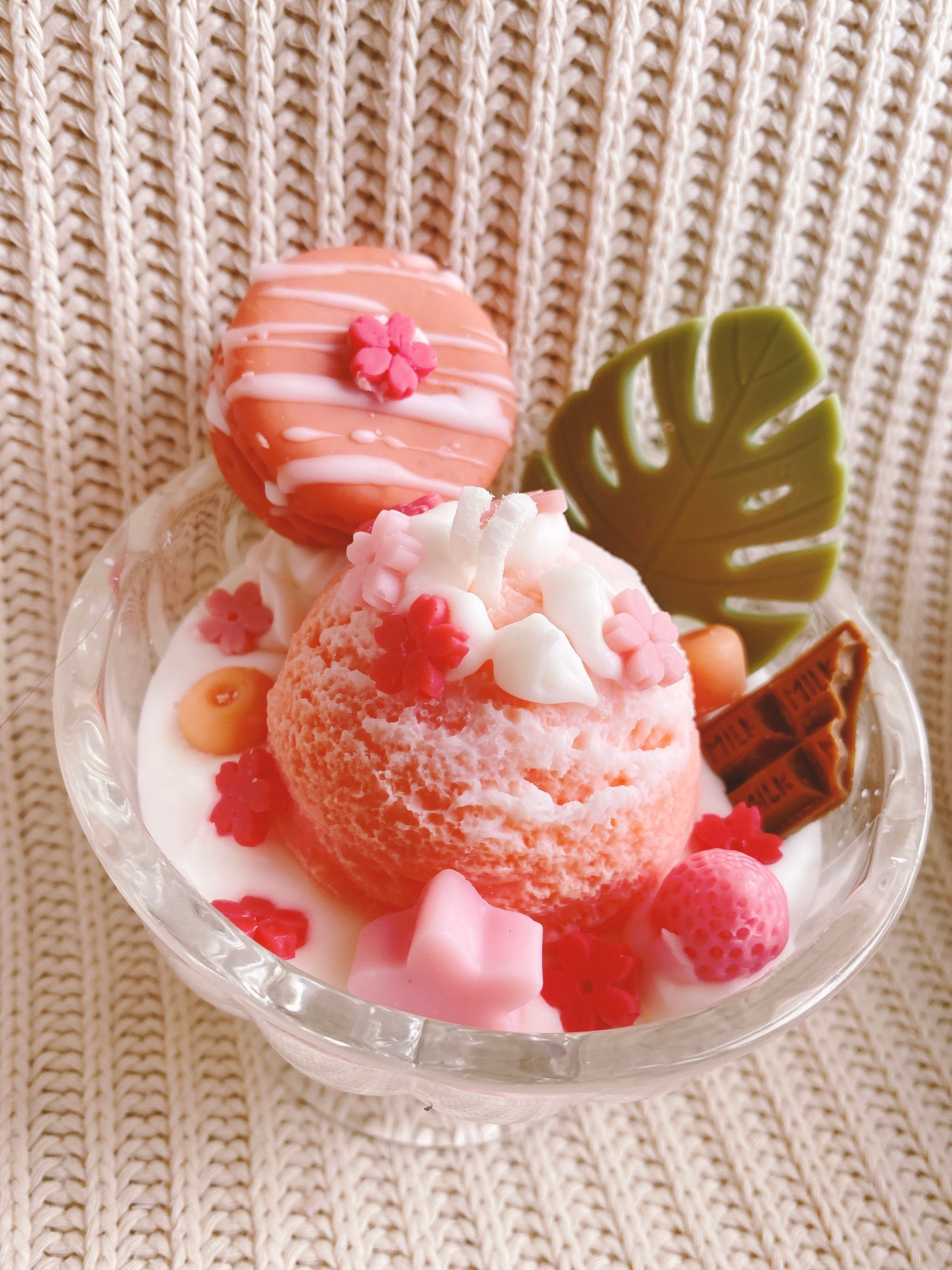 Ice cream Dessert Candle