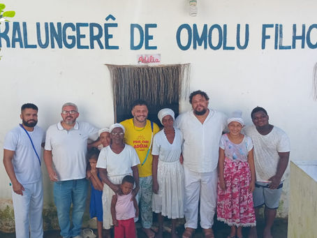 Em Ilhéus, Centro Palmares firma termo de cooperação com Terreiro Ábassà Kalundê Kalungerê De Omolu Filho