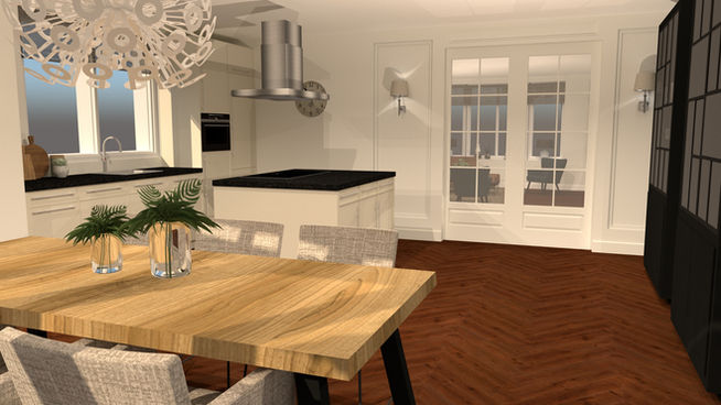 Interieurontwerp woonkamer 