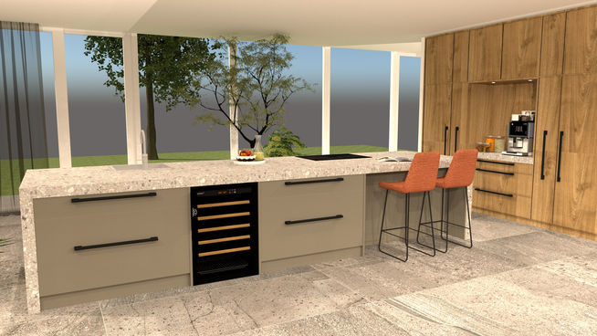 Kookeiland met houten kastenwand.jpg