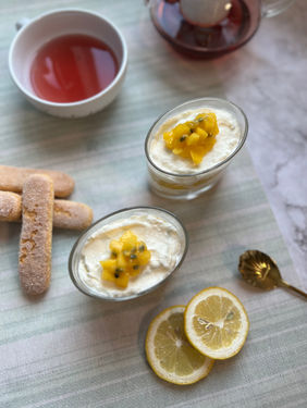 Mini Tiramisu mit exotischen Früchten