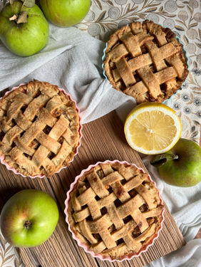 Mini Apple Pies mit Karamell