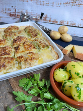KOHLROULADEN MIT HACKFLEISCH