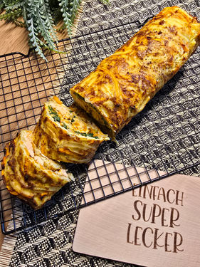 Gemüse Rolle mit Lachs