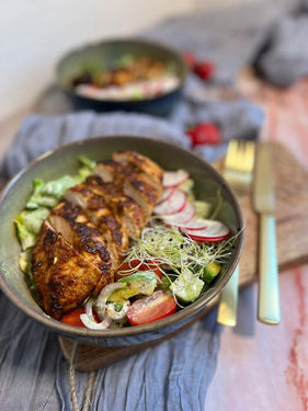 Gemischter Salat mit Pouletbrust