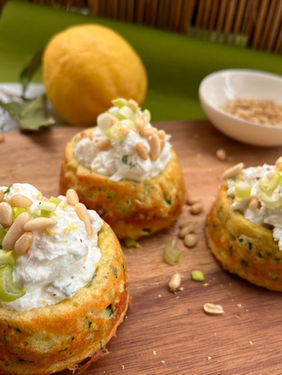 FLUFFIGE ZUCCHINI KÖRBCHEN