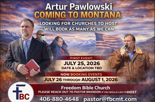 Artur Pawlowski Montana event