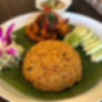 Tom Yum Fried Rice with Shrimp