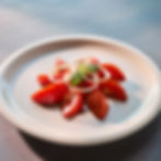 Tomatoes salad with balsamic dressing