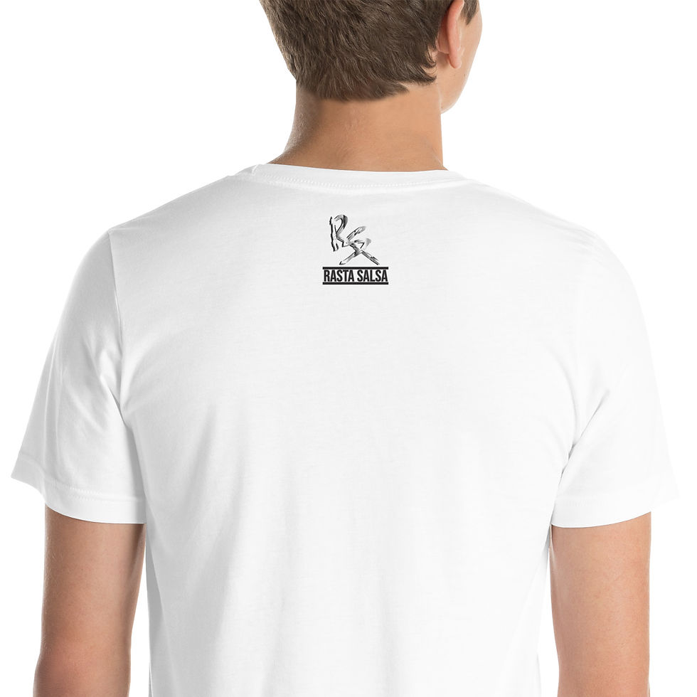 Thumbnail: Salsa! (Colorful, Black Line Art) - Short-Sleeve Unisex T-Shirt