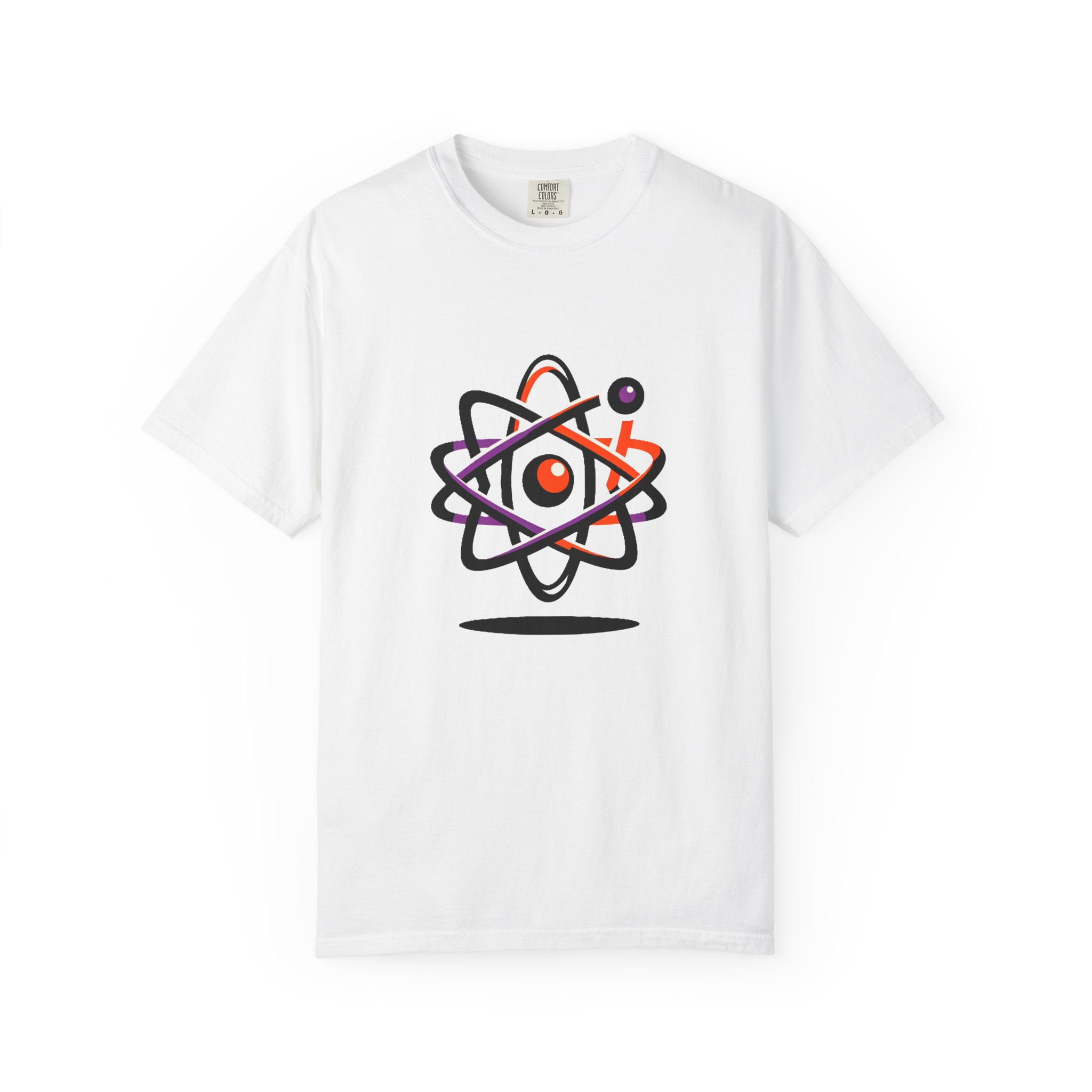 Atom Eye T‑Shirt — Retro Science Graphic Tee for Nerds & STEM Lovers