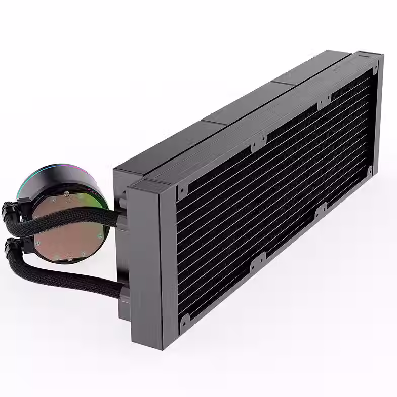 Miniatura: WATER COOLER 360MM ARGB KALKAN ALPHA COM TELA DIGITAL PRETO