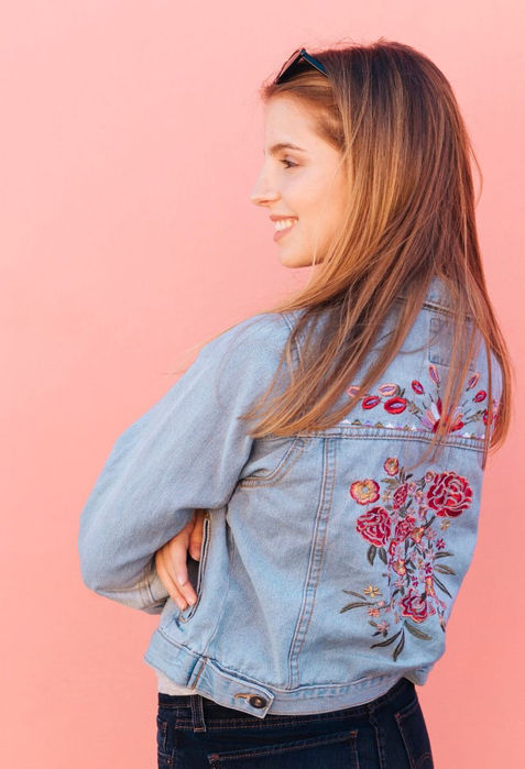 Professional embroidery service by Apparize, perfect for enhancing your clothing with custom logos and artwork